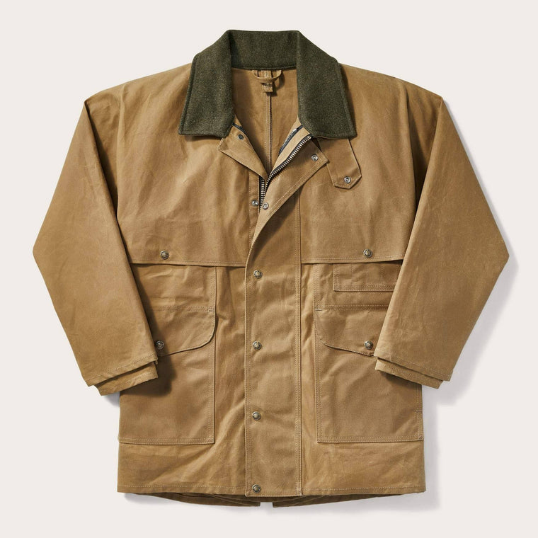 Filson 10001 Tin Cloth Packer Coat, Tan, Small