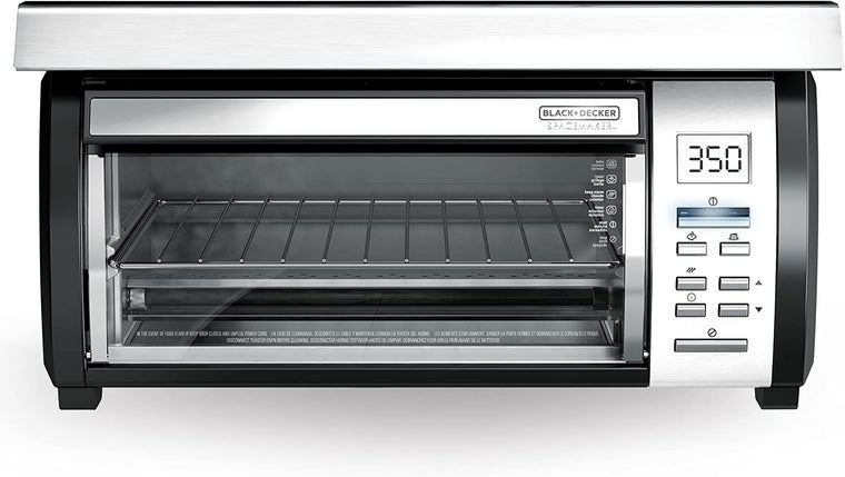 Spacemaker Under-Counter Toaster Oven, Black and Stainless Steel, TROS1000D