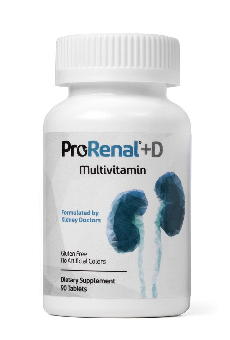 ProRenal+D Kidney Multivitamins, Convenient 90-Day Supply for Daily Nutritional Support