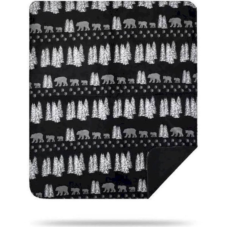 Denali Home Bear Throw Blanket, Black